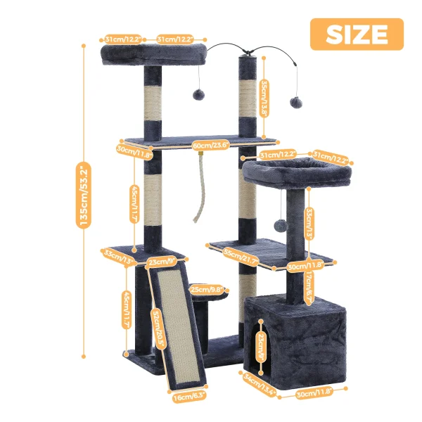 Multi-Level Cat Tree Tower