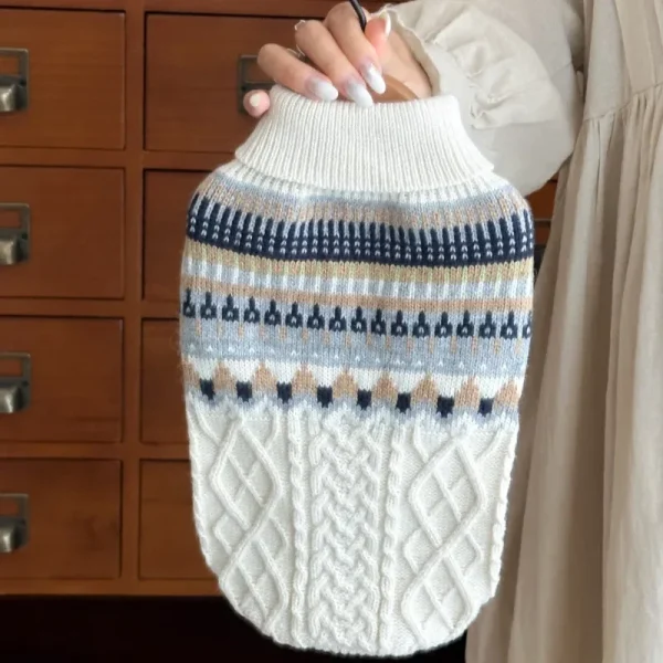 Vintage Sweater for Small Medium Dogs