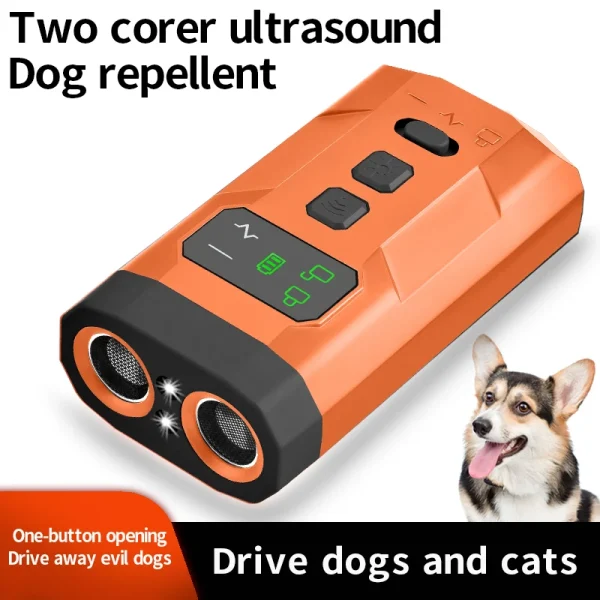 Ultrasonic Pet Trainer dual core high-power Dog repellent