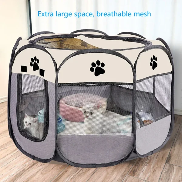 Foldable Pop Up Dog Play Pen claw-resistant