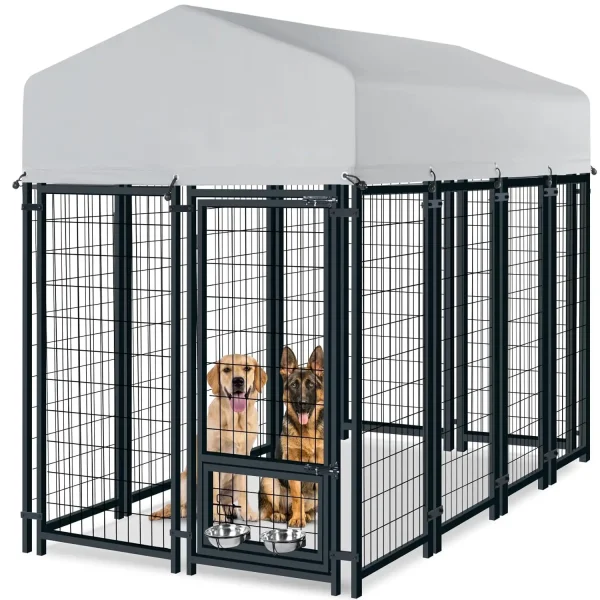 8x4x6FT Outdoor Dog Kennel