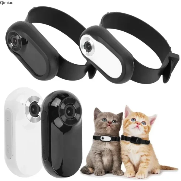 Portable Thumb Pet Camera HD 1080p Detachable Pet Recorder Anti-shake